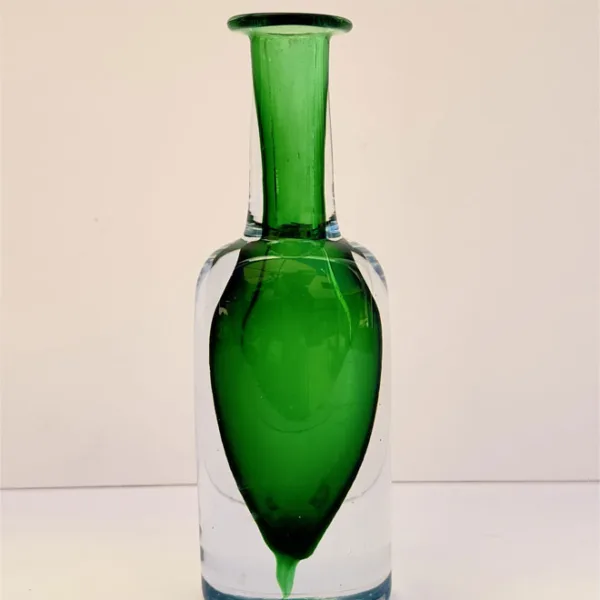 Jarrón de vidrio Flavio Poli, Murano