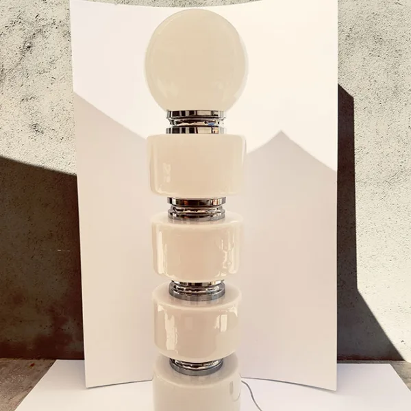 Lámpara de suelo Space Age de Carlo Nason